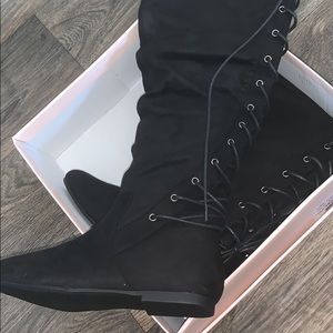 Over the knee Flat Boot